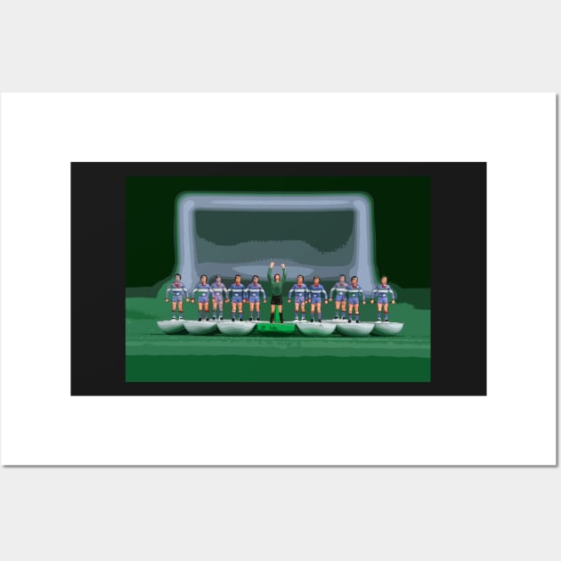 Fiorentina subbuteo team Wall Art by vancey73